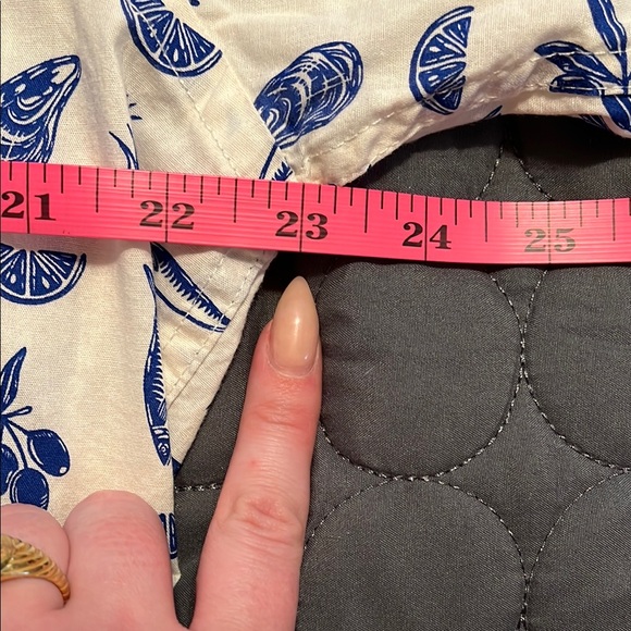 Old Navy Everyday Shirt Casual Button Down Cotton Mediterranean Novelty Print - Picture 7 of 9